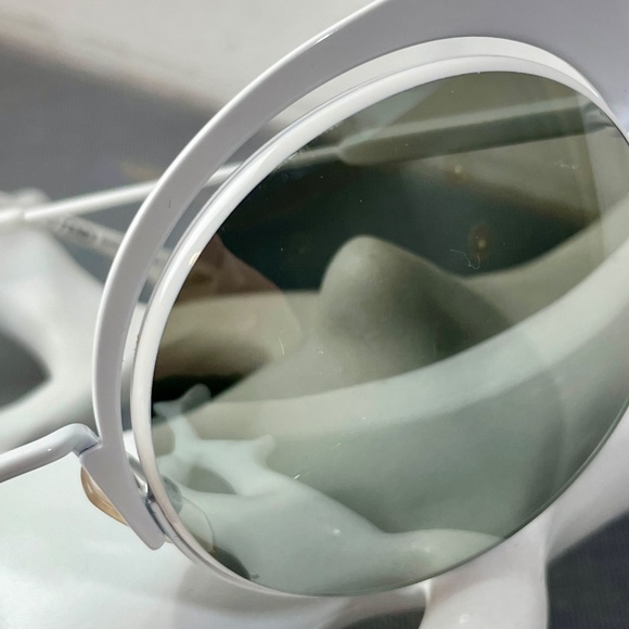 Fendi FF 0177/S White Cat-Eye Round Sunglasses main image 2